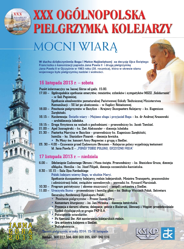 Pielgrzymka plakat