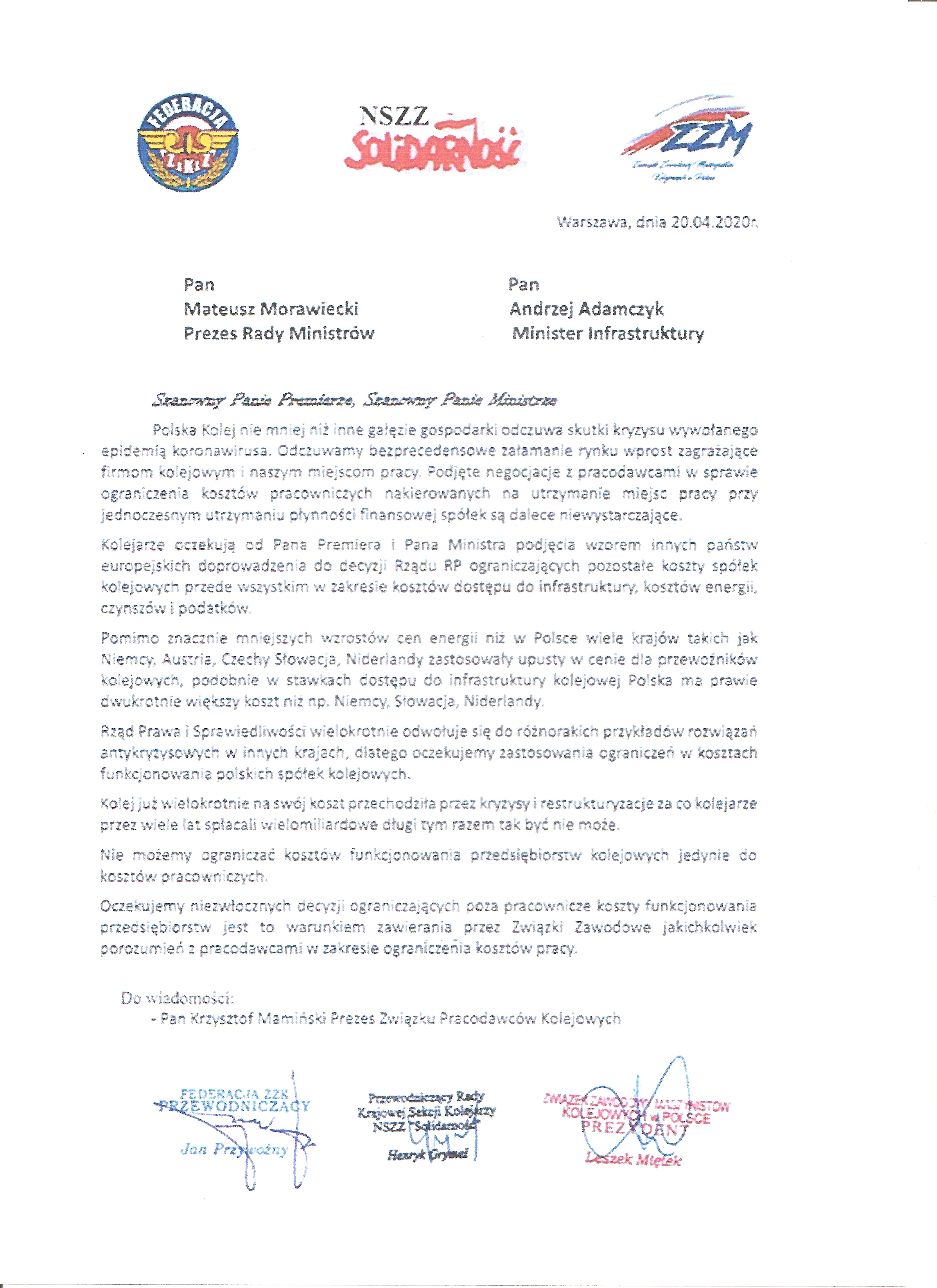 ZZ Morawiecki Adamczyk